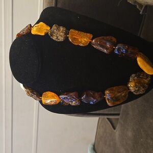 Amber Stone Necklace